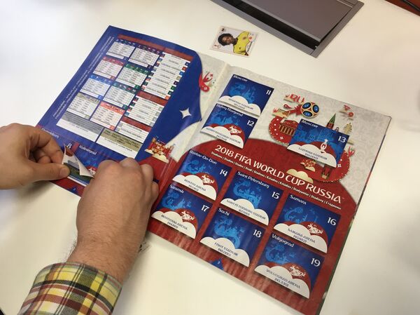 Figuritas del álbum Panini Rusia 2018 - Sputnik Mundo