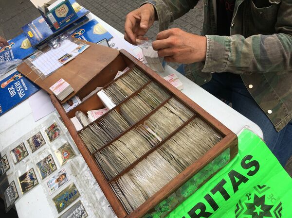 Venta de figuritas del álbum Panini Rusia 2018 - Sputnik Mundo