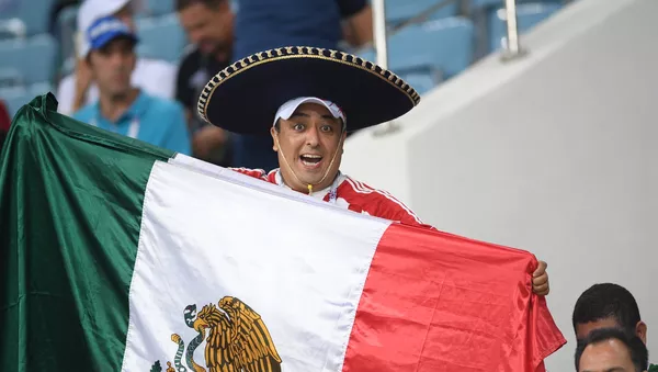 Un hincha mexicano