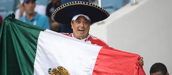 Un hincha mexicano Un hincha mexicano - Sputnik Mundo