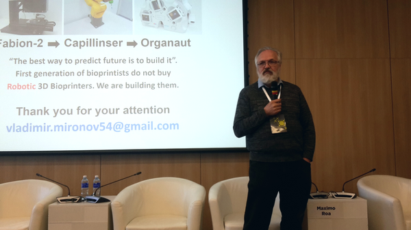 Vladímir Mirónov, jefe de la empresa rusa 3D Bioprinting Solutions - Sputnik Mundo