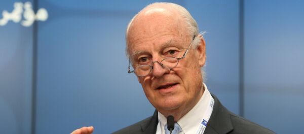 El Enviado Especial de las Naciones Unidas para Siria, Staffan de Mistura - Sputnik Mundo