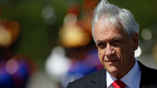 Sebastián Piñera, presidente de Chile - Sputnik Mundo