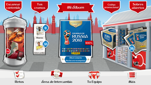 Imagen del álbum digital de Panini sobre el Mundial de Rusia 2018 Imagen del álbum digital de Panini sobre el Mundial de Rusia 2018 - Sputnik Mundo