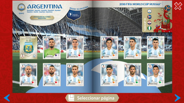 Selección argentina en el album digital de Panini sobre el Mundial de Rusia 2018 Selección argentina en el album digital de Panini sobre el Mundial de Rusia 2018 - Sputnik Mundo