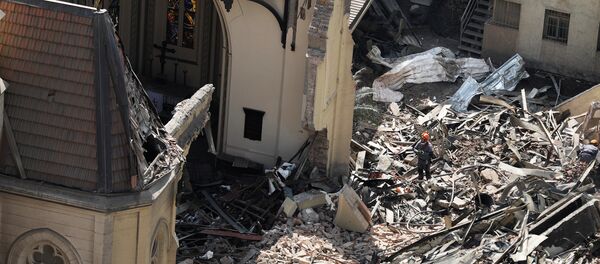 Situación en Sao Paulo tras el derrumbe de un edificio - Sputnik Mundo
