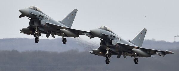 Cazas alemanes Eurofighter - Sputnik Mundo
