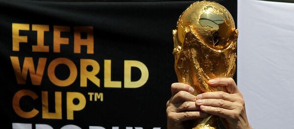 El trofeo de la Copa Mundial de fútbol - Sputnik Mundo
