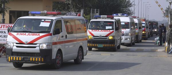 Ambulancia pakistaní (imagen referencial) - Sputnik Mundo