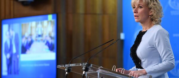 María Zajárova, la portavoz de la Cancillería rusa - Sputnik Mundo