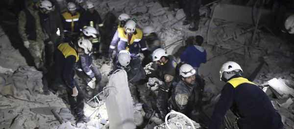 Cascos Blancos en Siria (archivo) - Sputnik Mundo