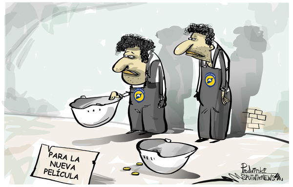 ¡No habrá más dinero para películas! EEUU congela la financiación de los Cascos Blancos - Sputnik Mundo