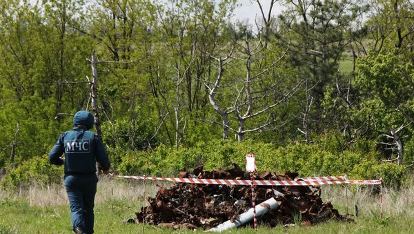 La situación en Donbás (archivo) - Sputnik Mundo