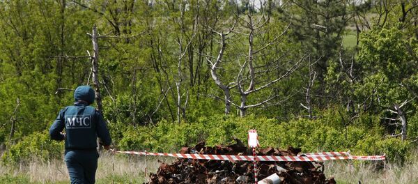 Desminado en Donbás, Ucrania - Sputnik Mundo