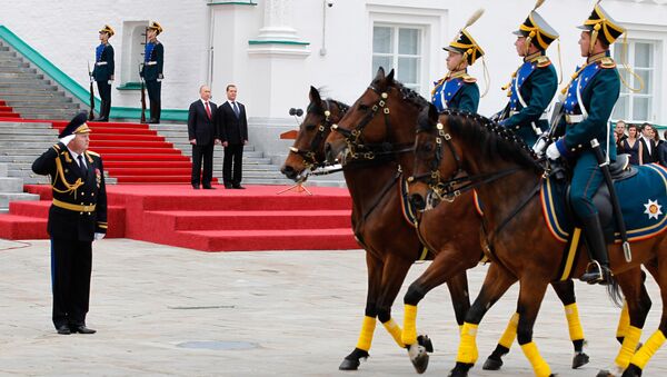 La ceremonia de la investidura del presidente ruso en el Kremlin - Sputnik Mundo