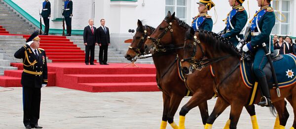 La ceremonia de la investidura del presidente ruso en el Kremlin - Sputnik Mundo