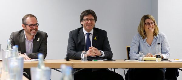 Carles Puigdemont, expresidente de Cataluña - Sputnik Mundo