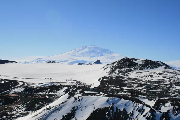 Vista del volcán Erebus - Sputnik Mundo