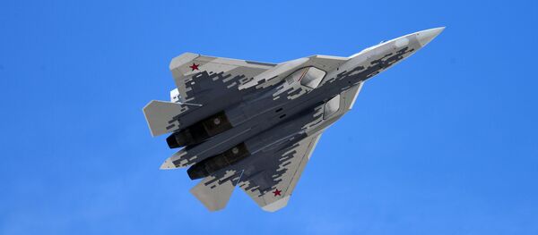 El Su-57 ruso, estrenado durante el Desfile de la Victoria - Sputnik Mundo
