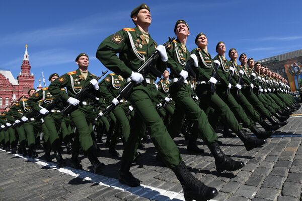 Desfile del Día de la Victoria en la Plaza Roja, Moscú, Rusia - Sputnik Mundo