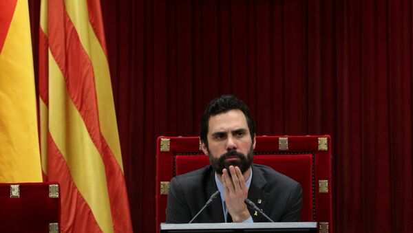 Roger Torrent, presidente del Parlamento de Cataluña - Sputnik Mundo