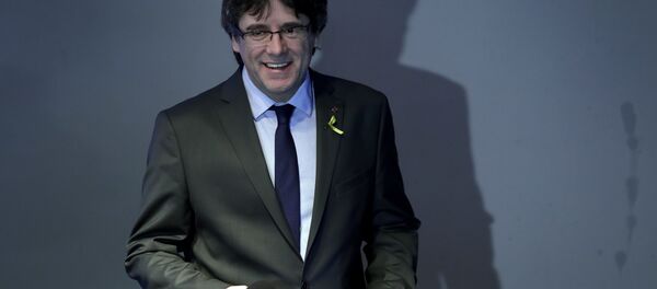 Carles Puigdemont, el expresidente de Cataluña - Sputnik Mundo