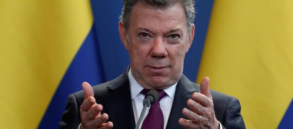 Juan Manuel Santos, presidente de Colombia - Sputnik Mundo