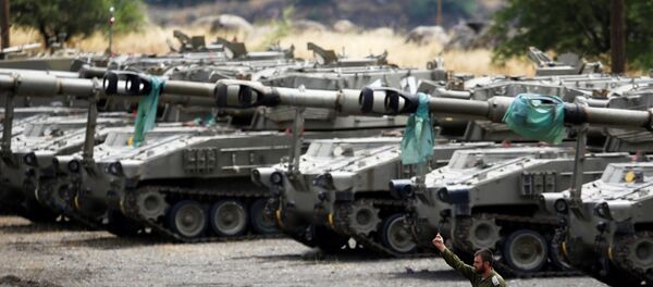 Soldados israelíes en los Altos del Golán - Sputnik Mundo