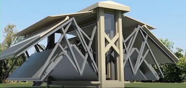 Increíble pero cierto: casas móviles que se montan apretando solo un botón Increíble pero cierto: casas móviles que se montan apretando solo un botón - Sputnik Mundo