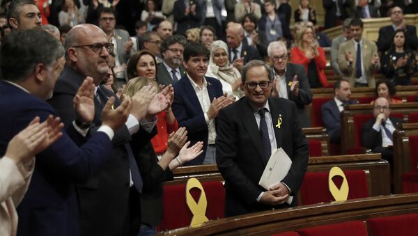 Quim Torra, el candidato a la Presidencia de la Generalitat - Sputnik Mundo