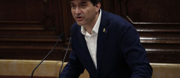 El portavoz de Esquerra Republicana de Catalunya (ERC), Sergi Sabrià - Sputnik Mundo