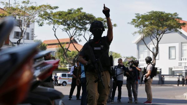 Policía de Indonesia Policía de Indonesia - Sputnik Mundo