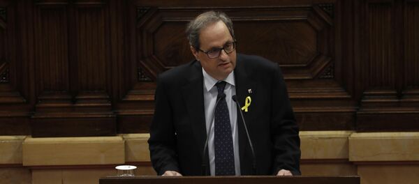 Quim Torra, el candidato a la Presidencia de la Generalitat (Gobierno catalán) - Sputnik Mundo