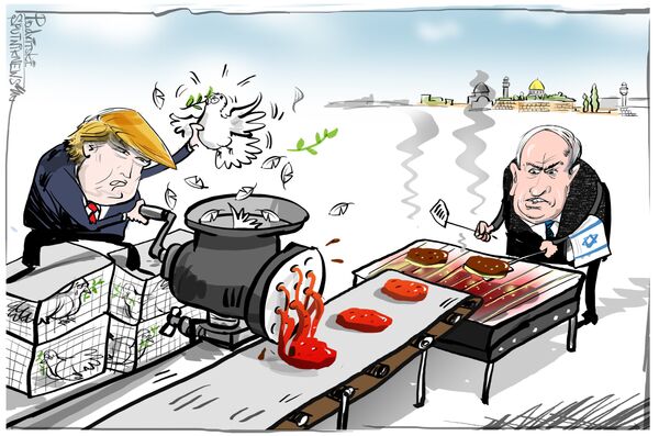 Israel aprende la receta de 'Paz al estilo estadounidense' - Sputnik Mundo