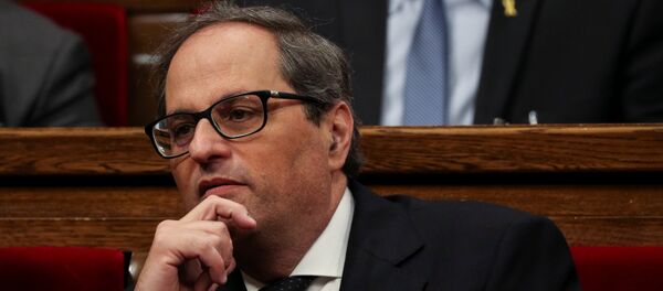 Quim torra, nuevo presidente de la Generalitat de Cataluña - Sputnik Mundo