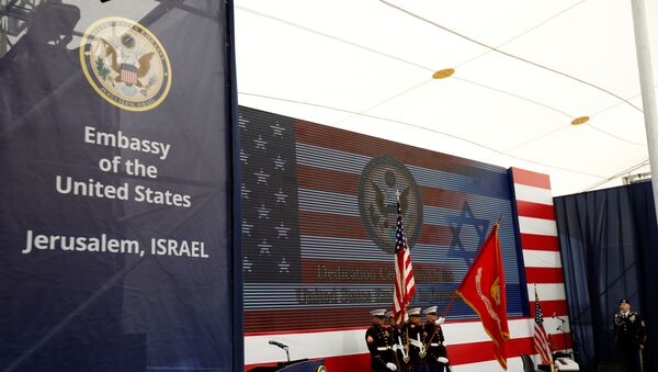 La nueva Embajada de EEUU en Israel abre sus puertas en Jerusalén - Sputnik Mundo