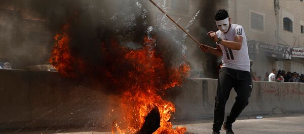 Protestas en Ramala - Sputnik Mundo