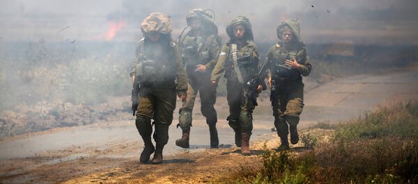 El Ejército de Israel en la frontera con Gaza - Sputnik Mundo