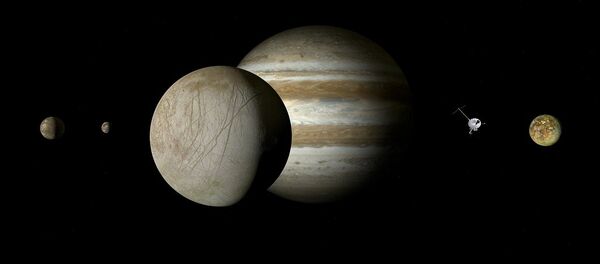 Europa, una luna de Júpiter Europa, una luna de Júpiter - Sputnik Mundo