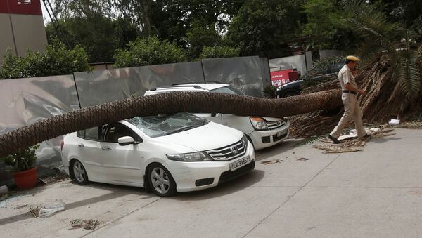 Las consecuencias de una tormenta en la India - Sputnik Mundo