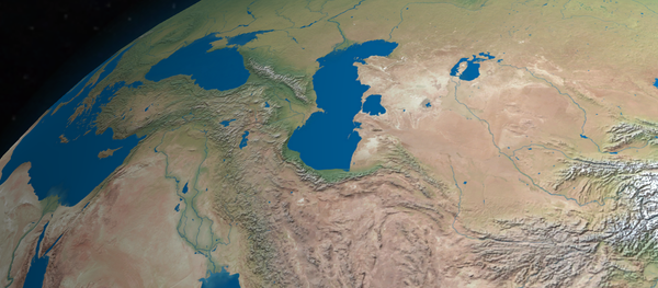 Los mares Negro (izqd.) y Caspio (dcha.) - Sputnik Mundo