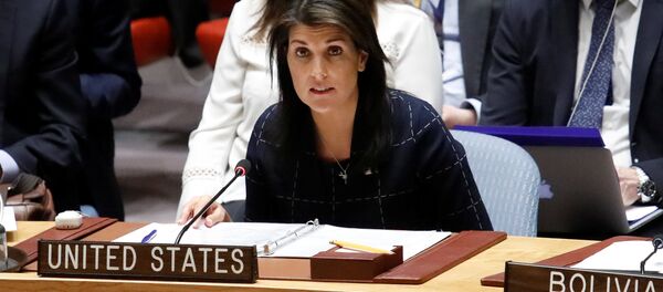 Nikki Haley, la embajadora estadounidense en la ONU - Sputnik Mundo