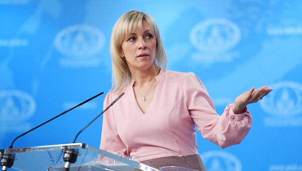 María Zajárova, la portavoz del Ministerio de Exteriores de Rusia - Sputnik Mundo