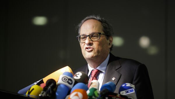 Quim Torra, nuevo presidente de la Generalitat de Cataluña - Sputnik Mundo