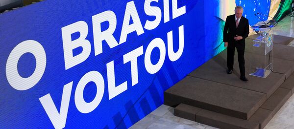 Michel Temer, presidente de Brasil - Sputnik Mundo