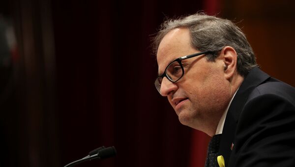 Quim Torra, nuevo presidente de la Generalitat de Cataluña - Sputnik Mundo