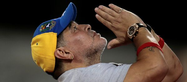 Diego Maradona, el legendario futbolista argentino - Sputnik Mundo