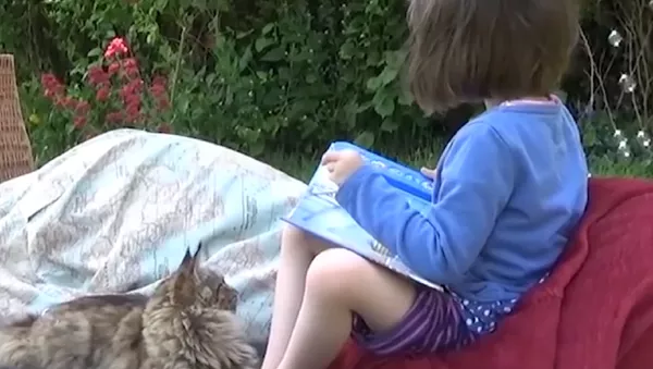 Mejores amigas: una gata le da fuerzas a una niña para vencer su autismo