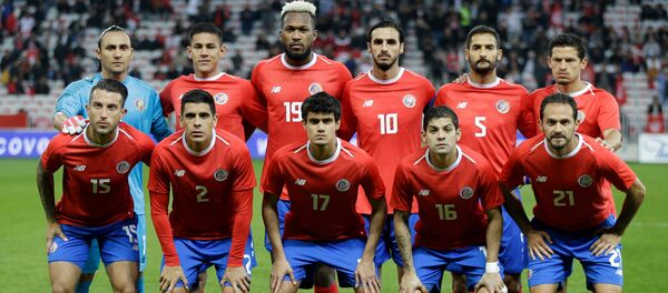 La selección de fútbol de Costa Rica - Sputnik Mundo