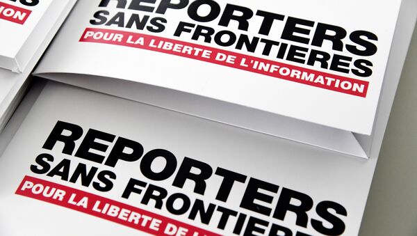 Logo de la ONG Reporteros sin Fronteras - Sputnik Mundo